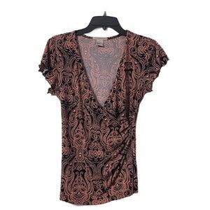 Susan Lawrence Patterned Women’s Shirt Small